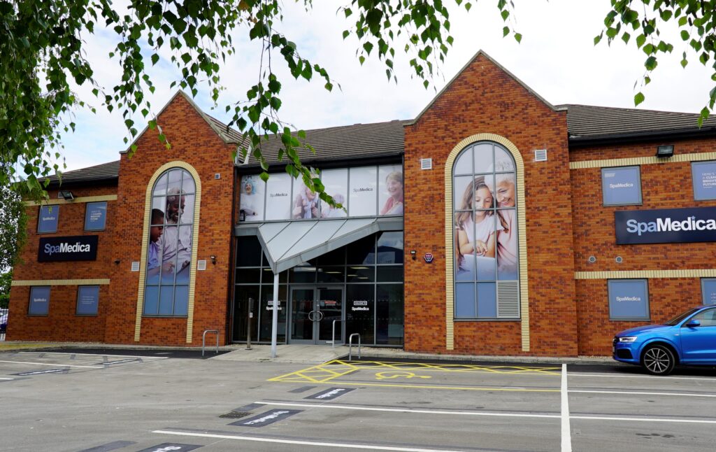 SpaMedica Doncaster hospital exterior