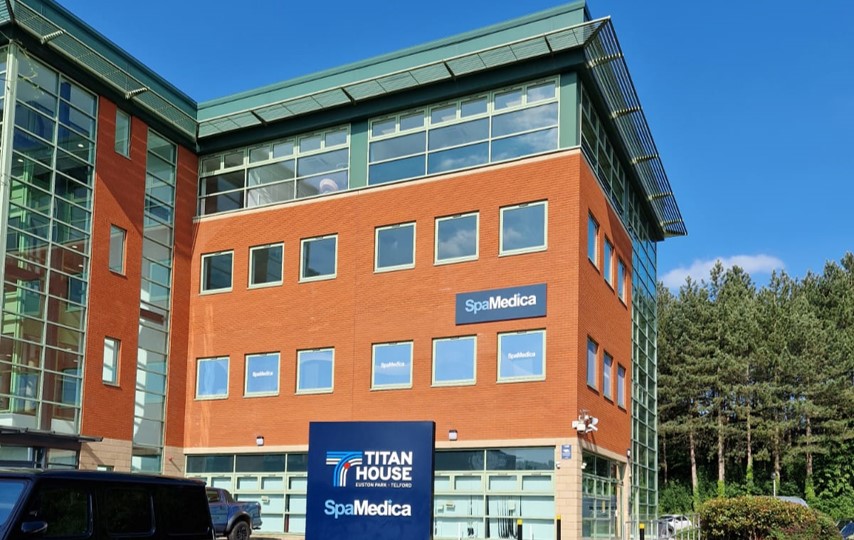 SpaMedica Telford Hospital Exterior