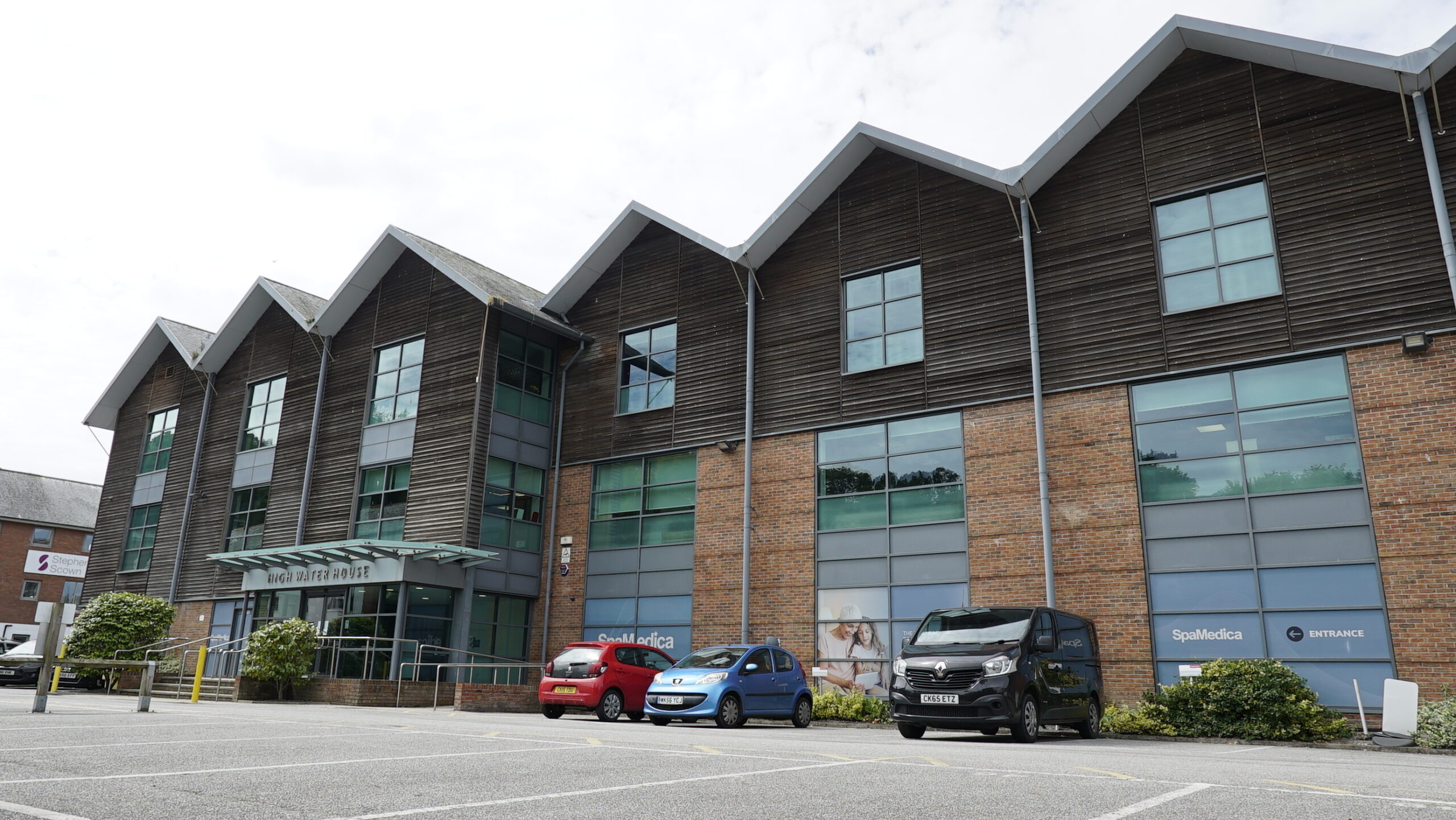 Image of SpaMedica Truro, taken from outside the main entrance