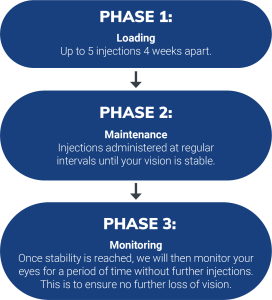Flow chart showing the phases of DMO treatment