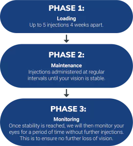 Flow chart showing the phases of DMO treatment